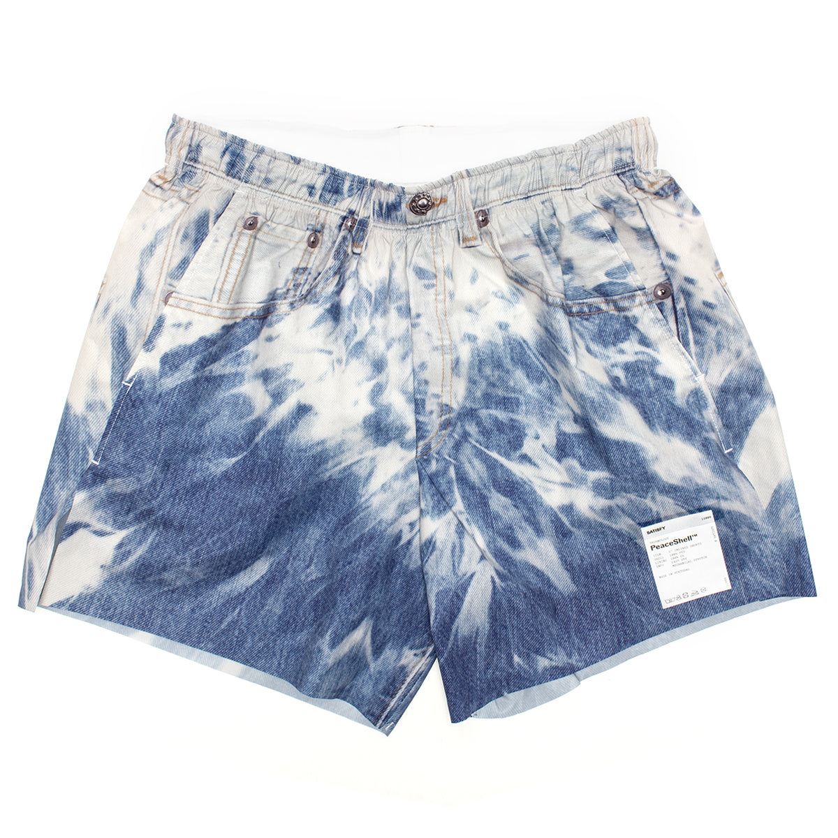 Satisfy - PeaceShell ™ Unlined Shorts 5"
Style # 12008-61G00
Color : Bleached Blue Denim