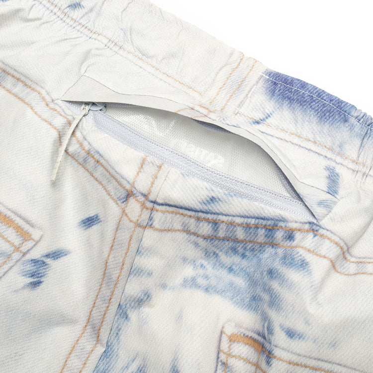Satisfy - PeaceShell ™ Unlined Shorts 5"
Style # 12008-61G00
Color : Bleached Blue Denim