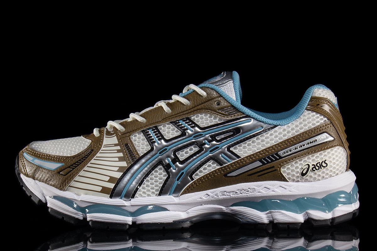 Asics - Gel-Kayano 12.1
Style # 1203A827.101
Color : Cream / Stillwater