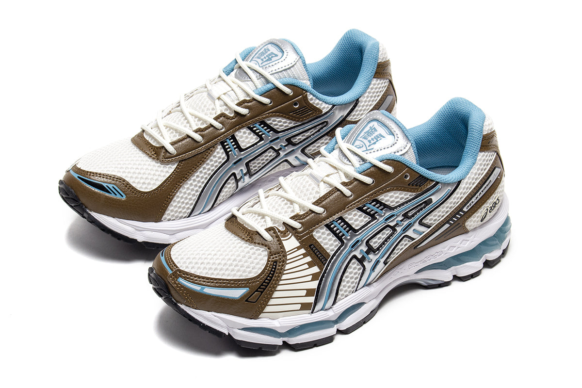 Asics - Gel-Kayano 12.1
Style # 1203A827.101
Color : Cream / Stillwater