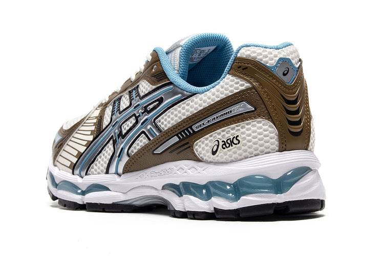 Asics - Gel-Kayano 12.1
Style # 1203A827.101
Color : Cream / Stillwater