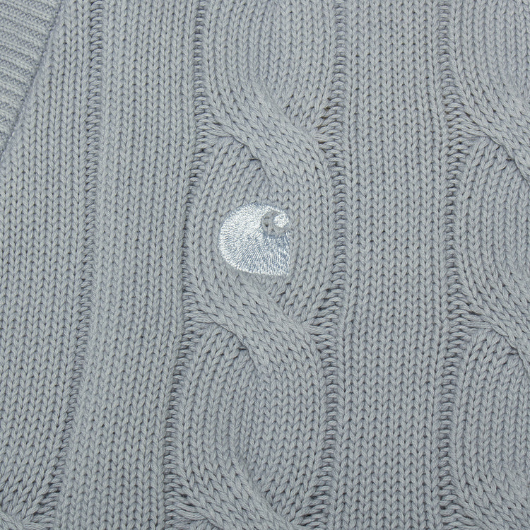 Carhartt WIP - Carter Cardigan
Style # I035178-0N1
Color : Blue Fog