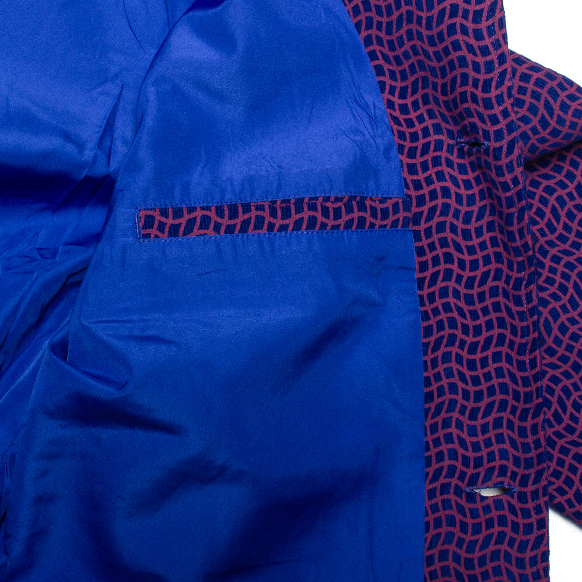 Dime | Printed Cord Jacket Color : Violet