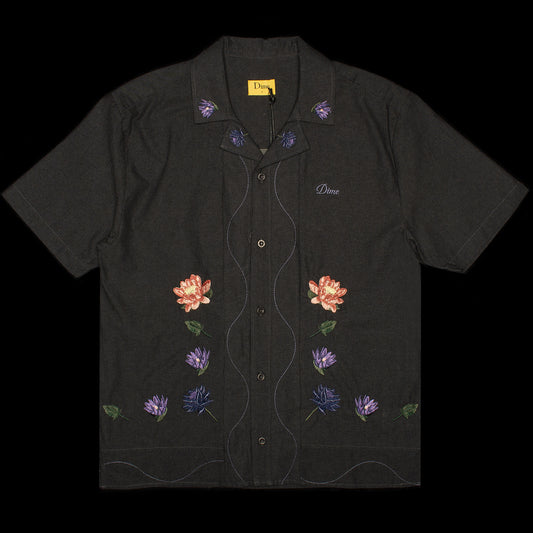 Dime | Lotus Button-Up S/S Shirt Color : Vintage Black