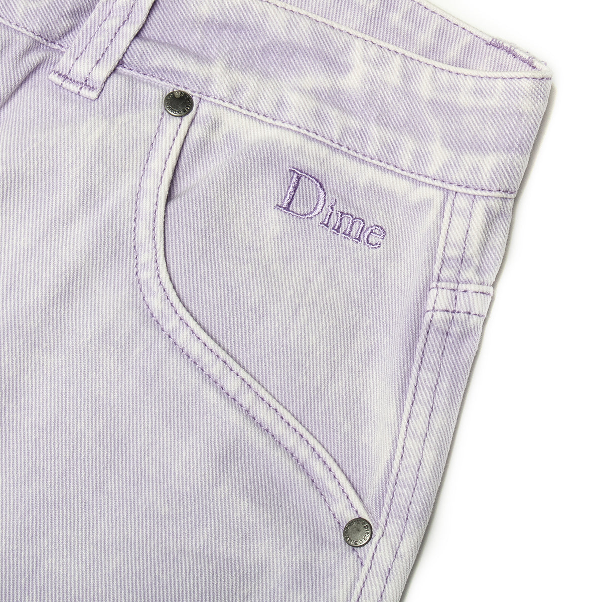 Dime | Classic Baggy Denim Pants Color : Stone Lilac