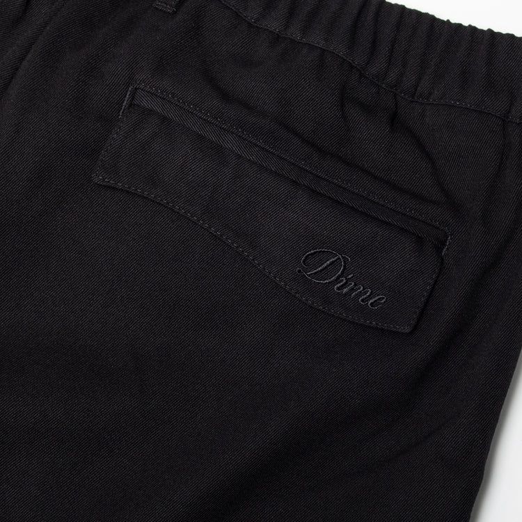Dime | Pleated Twill Pants  Color : Black