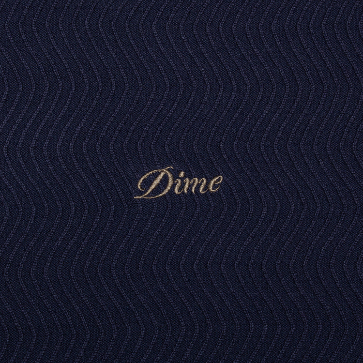 Dime | Wave Knit S/S Shirt Color : Dark Indigo