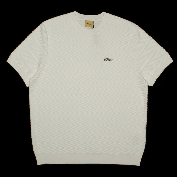 Dime | Wave Knit S/S Shirt Color : Ivory