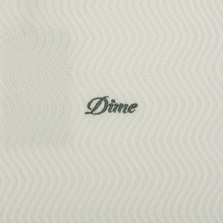 Dime | Wave Knit S/S Shirt Color : Ivory