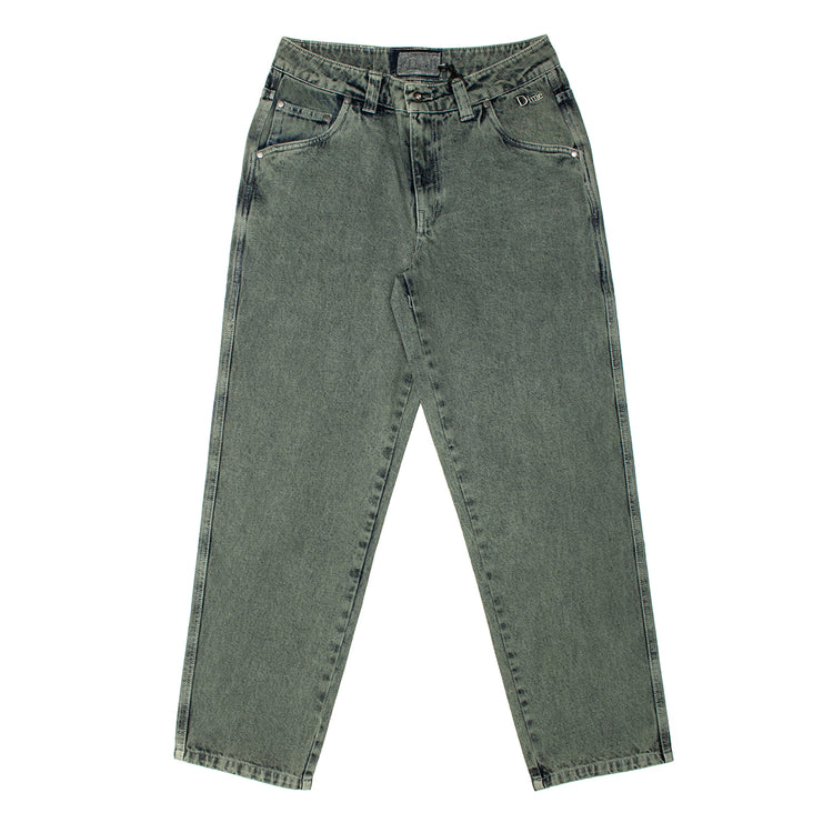 Dime | Classic Relaxed Denim Pants Color : Overdyed Forest