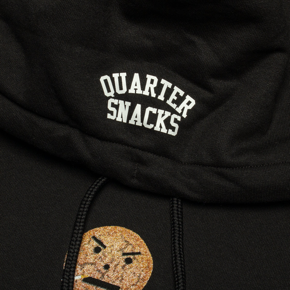 Quartersnacks | Snackman Hoodie Color : Black