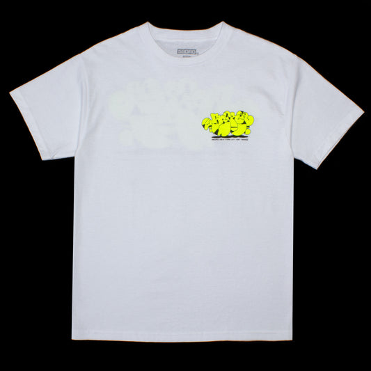 5Boro | 5B x SP-ONE Crackle T-Shirt Color : White