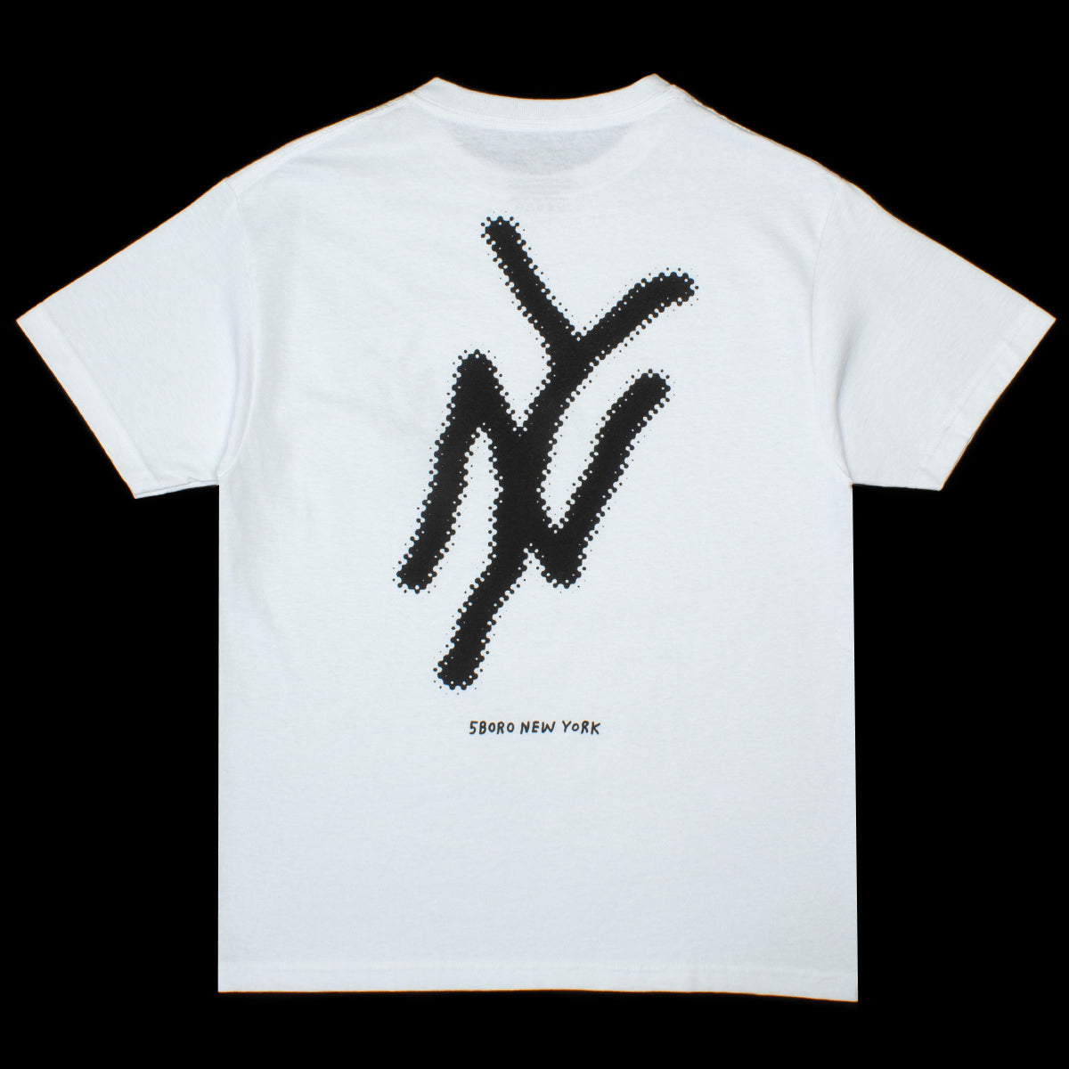 5Boro | NY Logo T-Shirt Color : White / Black