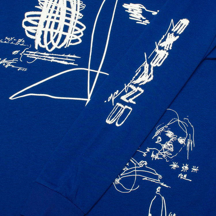 Last Resort AB x Julian Smith - Expando L/S T-Shirt Color : Blue / White