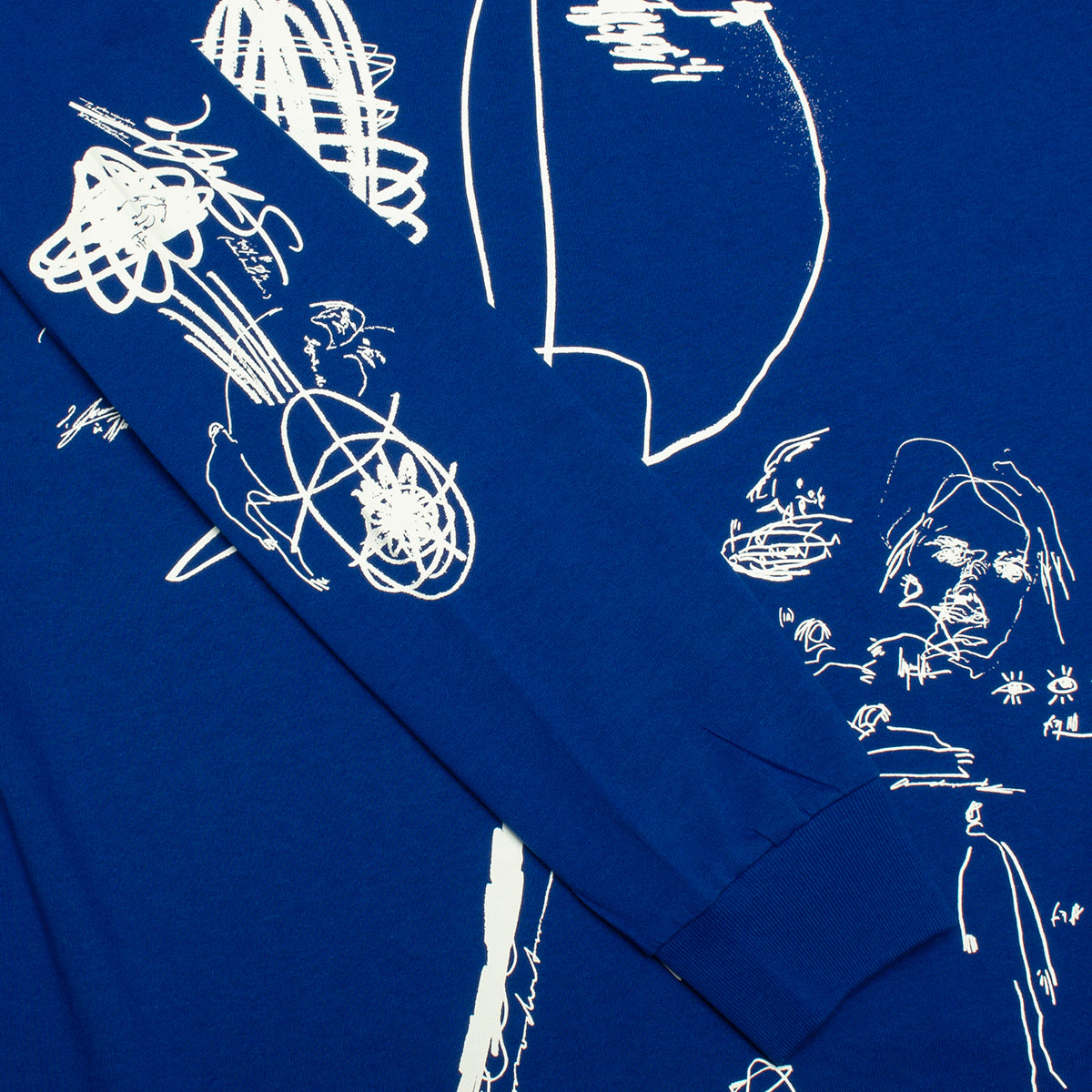 Last Resort AB x Julian Smith - Expando L/S T-Shirt Color : Blue / White