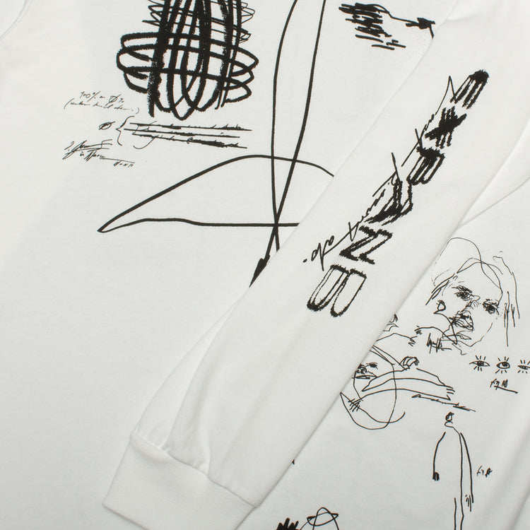 Last Resort AB x Julian Smith - Expando L/S T-Shirt Color : White / Black