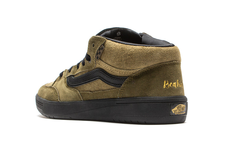 Vans | Zahba Mid x Beatrice Domond Style # VN000CBSDOL1 Color : Dark Olive / Black