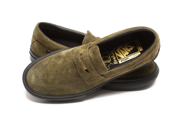 Vans | Skate Style 53 x Beatrice Domond Style # VN0A5HELDOL1 Color : Dark Olive / Black