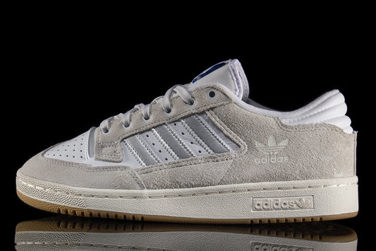 Adidas | Centennial 85 Low Style # IE6609 Color :&nbsp; Crystal White / Matte Silver / Cloud White