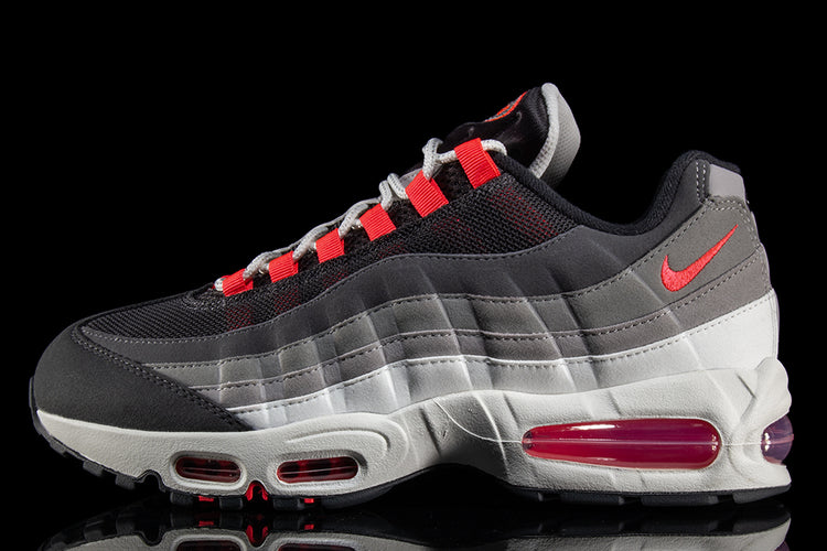 Nike - Air Max 95 Big Bubble
Style # IV6425-060
Color : Anthracite / Solar Red / LT Graphite