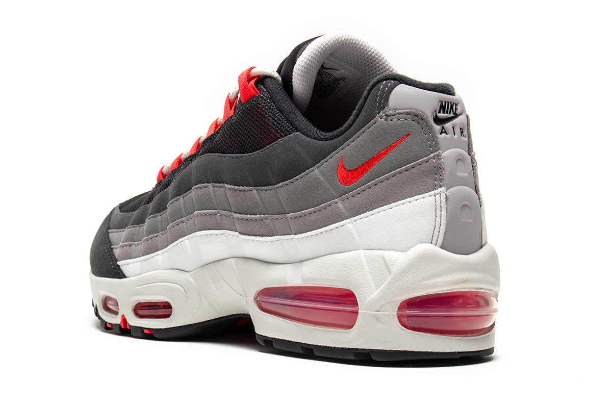 Nike - Air Max 95 Big Bubble
Style # IV6425-060
Color : Anthracite / Solar Red / LT Graphite