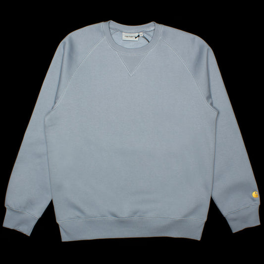 Carhartt WIP | Chase Sweatshirt Style # I026383-1R2 Color : Mirror / Gold