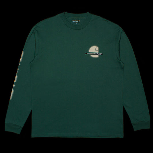 Carhartt WIP | L/S Electronics T-Shirt Style # I032373-1N9 Color : Discovery Green