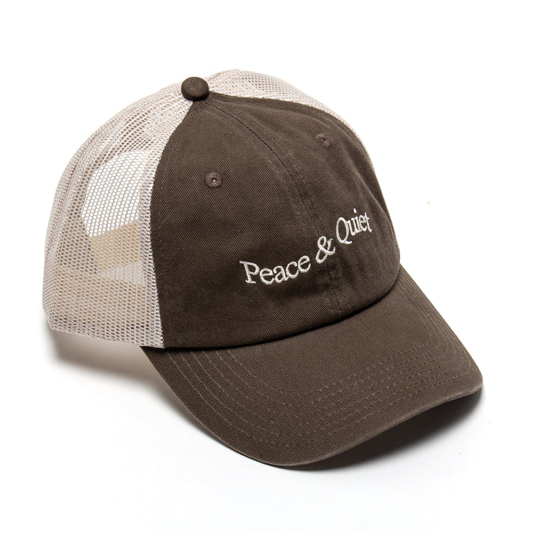 MOPQ - Wordmark Trucker Dad Hat
Color : Brown