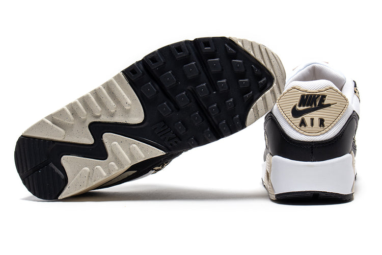Nike - Women's Air Max 90
Style # IF1619-100
Color : White / Black / Sand Drift / Hemp