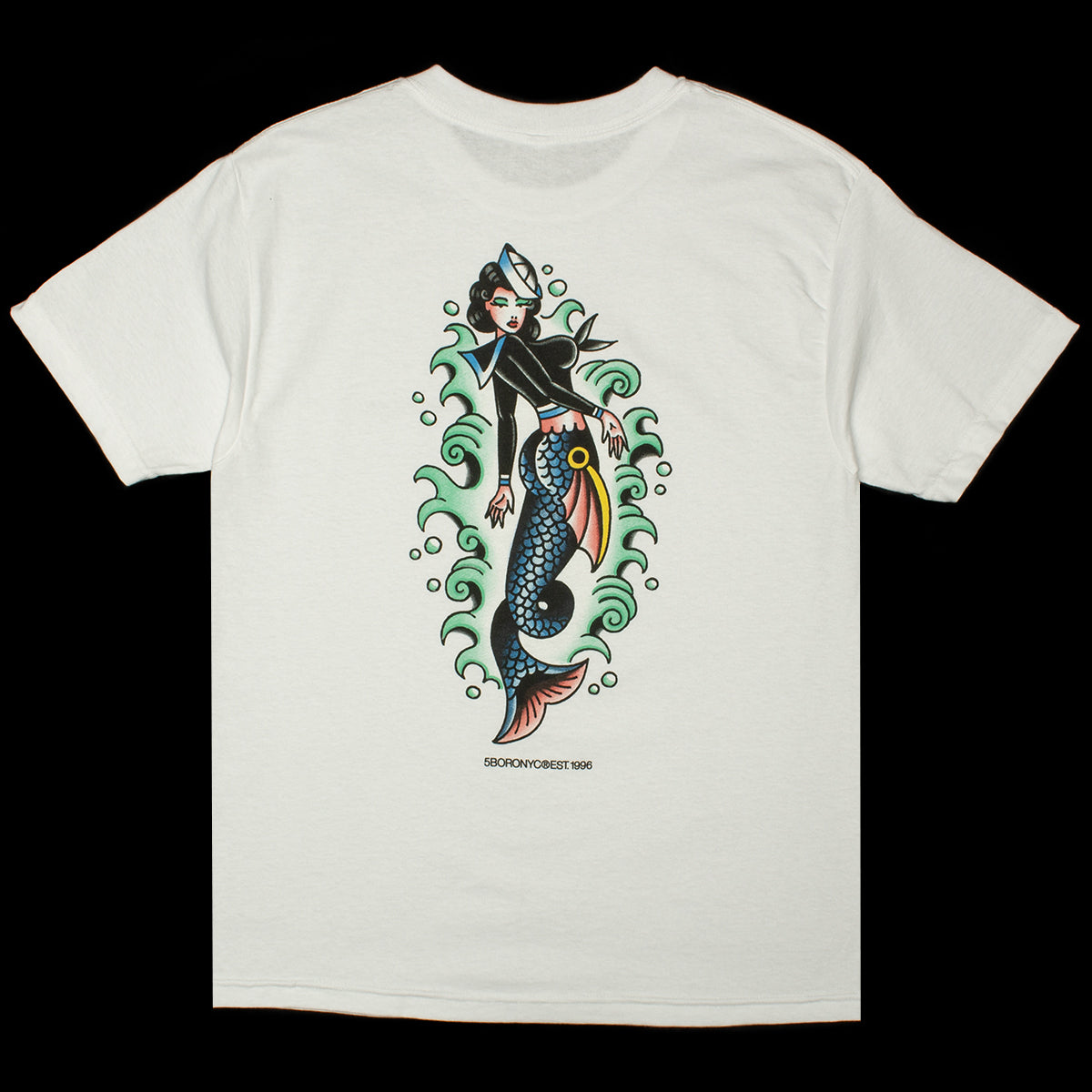 5Boro | Mermaid T-Shirt Color : White