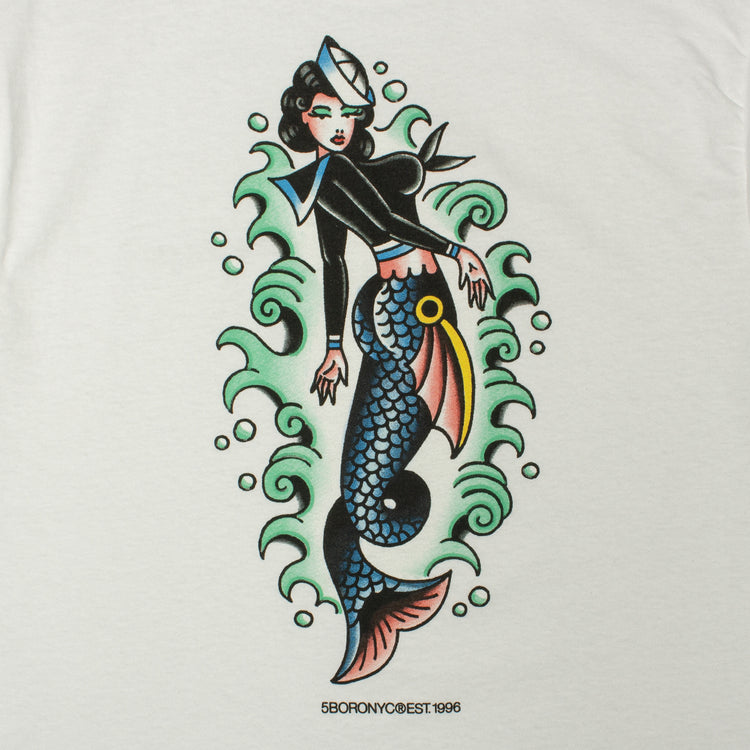 5Boro | Mermaid T-Shirt Color : White