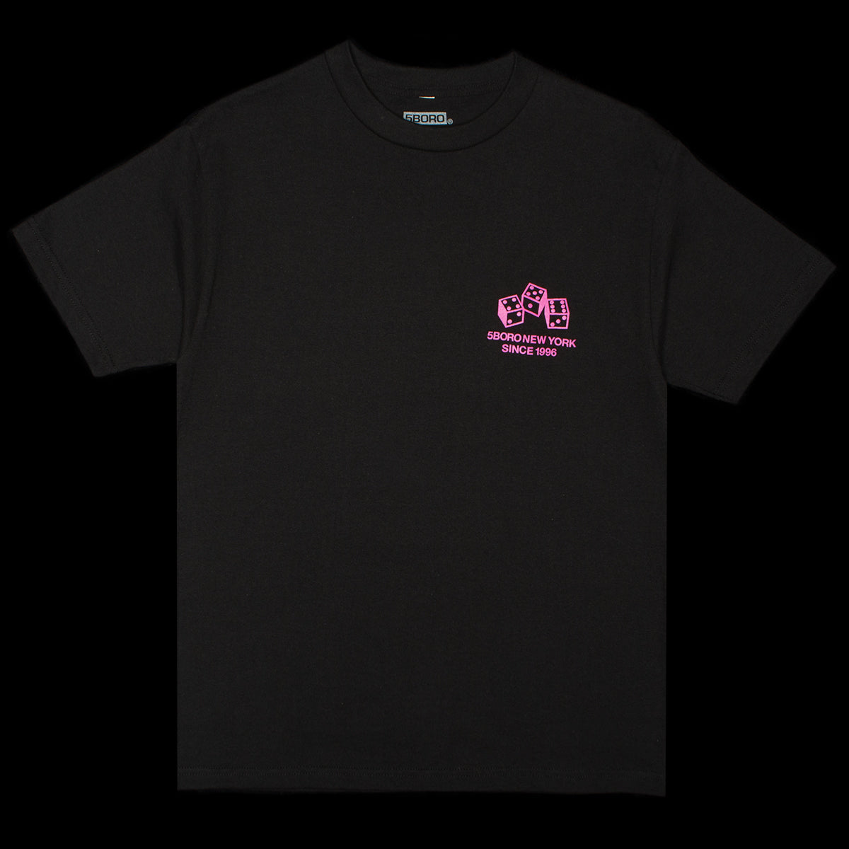 5Boro | 4-5-6 Dice T-Shirt Color : Black / Pink