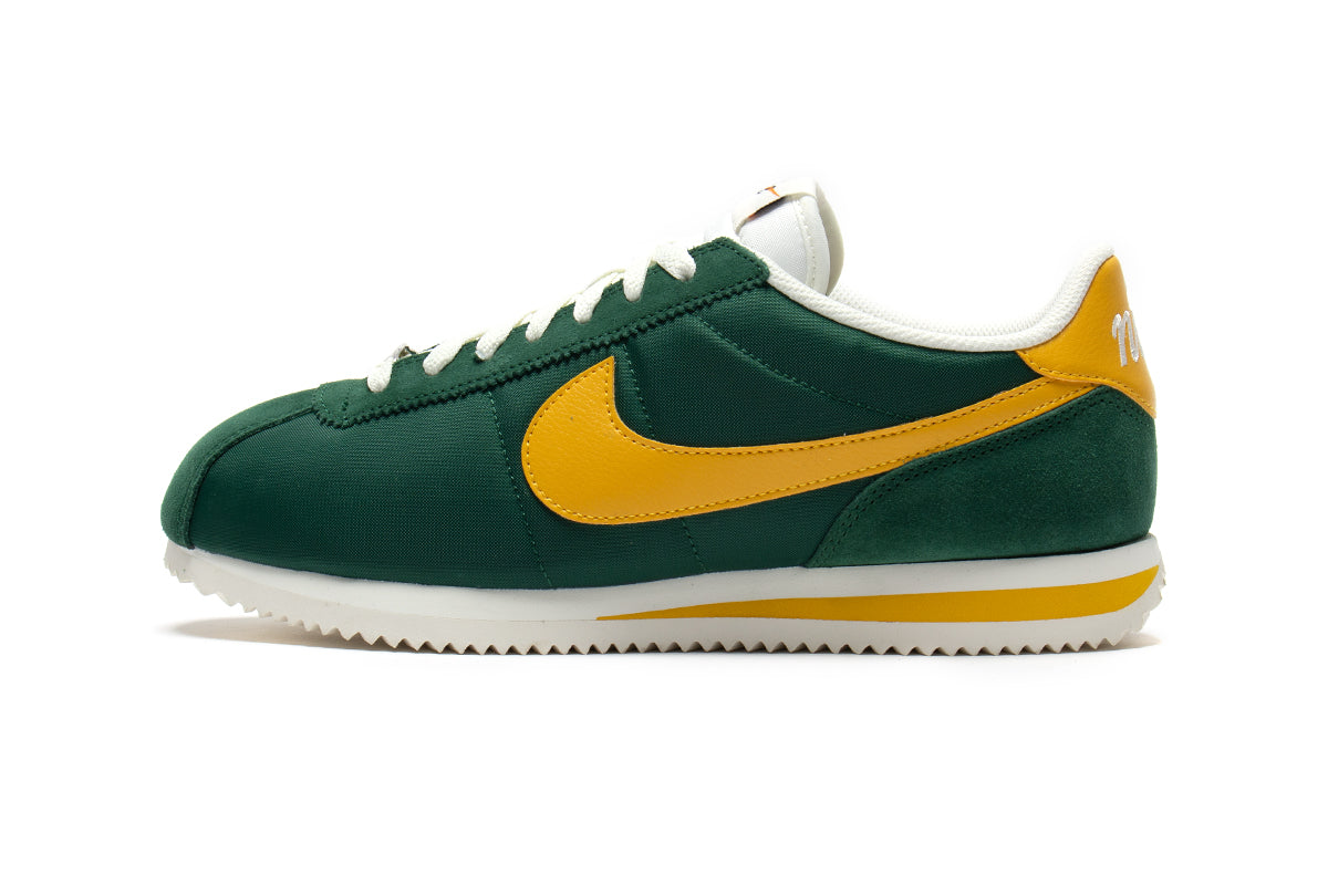 Nike | Cortez Style # HF1435-300 Color : Gorge Green / Yellow Ochre / Sail