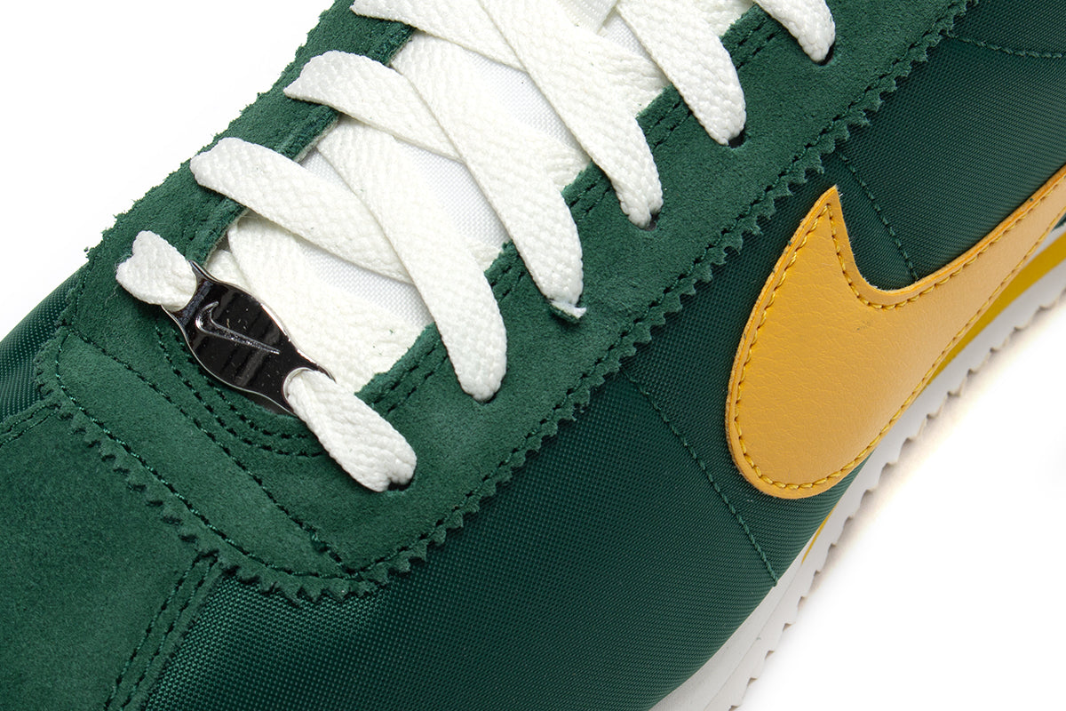 Nike | Cortez Style # HF1435-300 Color : Gorge Green / Yellow Ochre / Sail