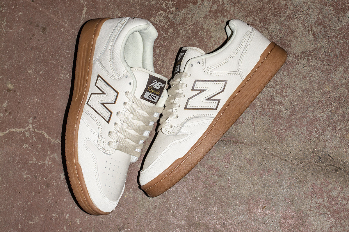 New Balance Numeric | 480 Style # NM480DRW Color : Sea Salt / Gum