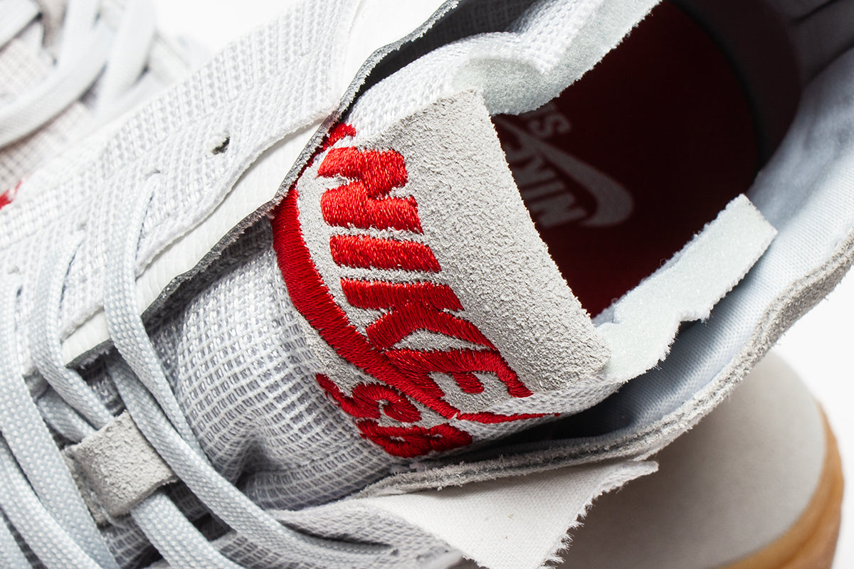 Nike SB | Zoom Blazer Mid Premium Style # FD5113-100 Color : Summit White / University Red