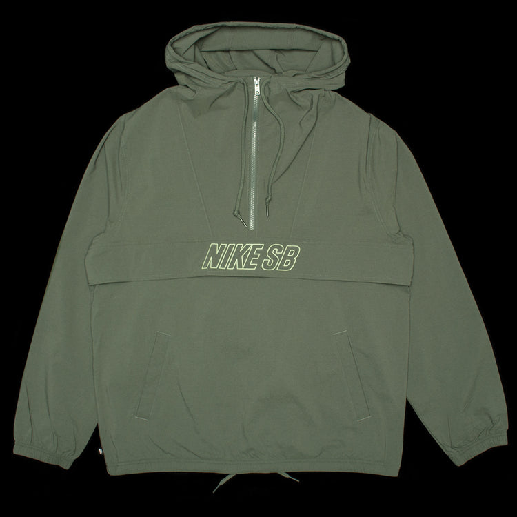 Nike SB | Essential Anorak Jacket Style # FV7343-338 Color : Vintage Green / Oil Green