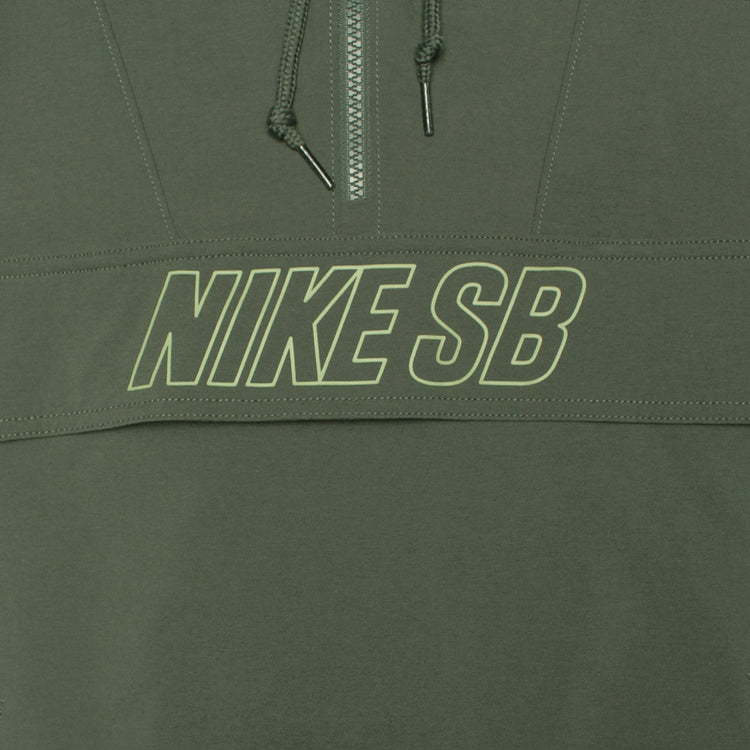 Nike SB | Essential Anorak Jacket Style # FV7343-338 Color : Vintage Green / Oil Green