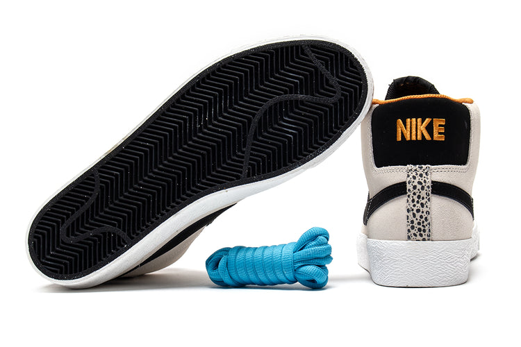 Nike SB | Zoom Blazer Mid Olympic Style # HF3831-001 Color : Phantom / Black / Monarch / Summit White