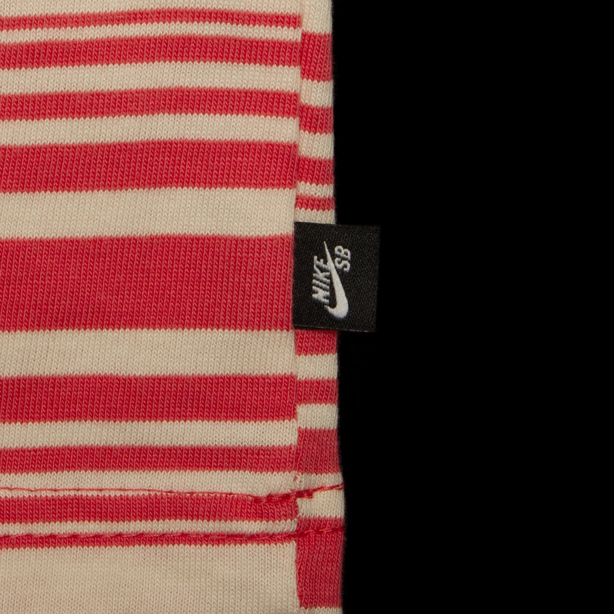 Nike SB | M90 Striped T-Shirt Style # FQ3711-838 Color : Guava Ice