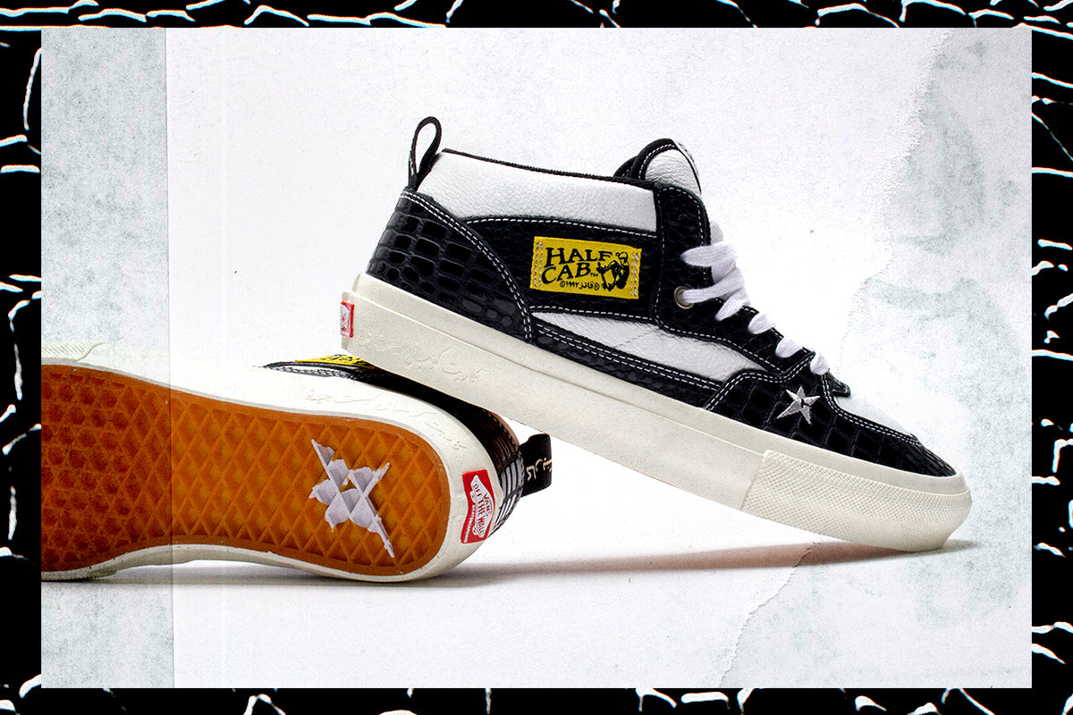 Vans | Skate Half Cab x Carpet Style # VN0A2Z341KP1 Color : Black / Marshmallow