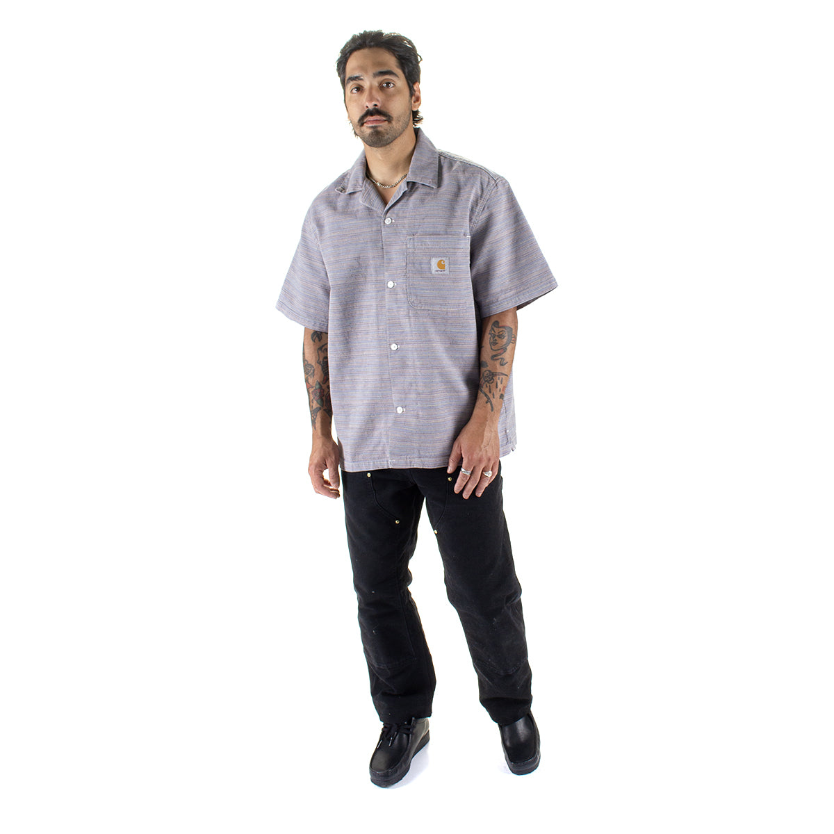 Carhartt WIP - Gellar Shirt
Style # I035569-30G
Color : Gellar Stripe / Multicolor