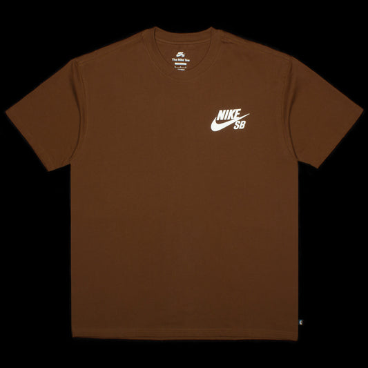 Nike SB | Logo T-Shirt Style # DC7817-259 Color : Cacao Wow