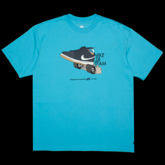 Nike SB | Dunk Team T-Shirt Style # FJ1137-416 Color : Baltic Blue