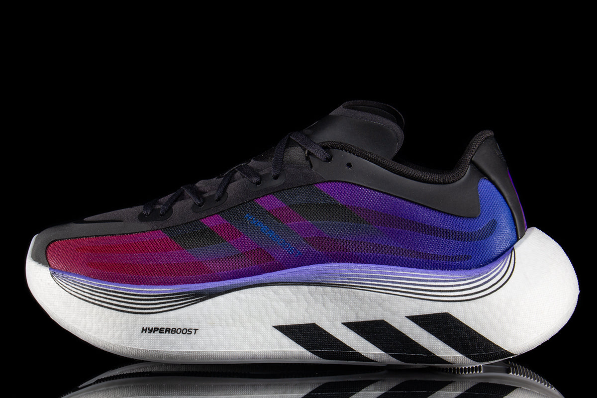 Adidas - Hyperboost Euphoria LT
Style # KZ8511
Color : Core Black / Lucid Blue / Solar Red