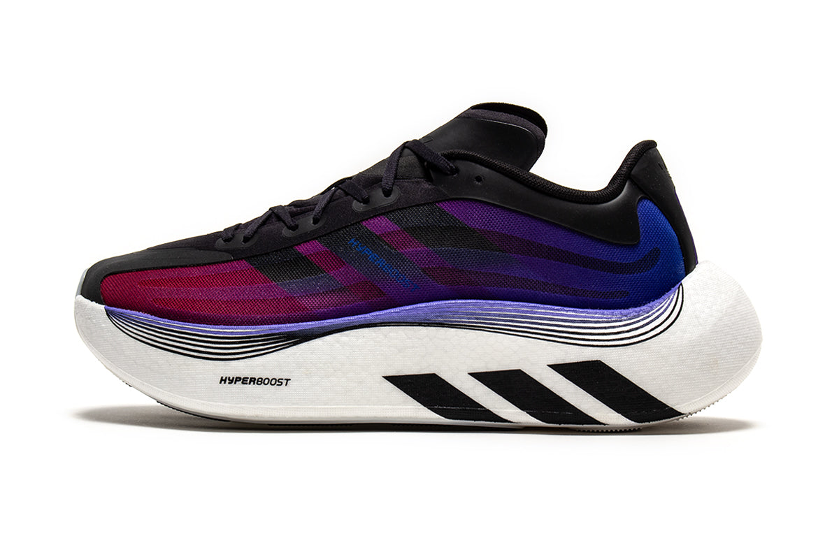 Adidas - Hyperboost Euphoria LT
Style # KZ8511
Color : Core Black / Lucid Blue / Solar Red
