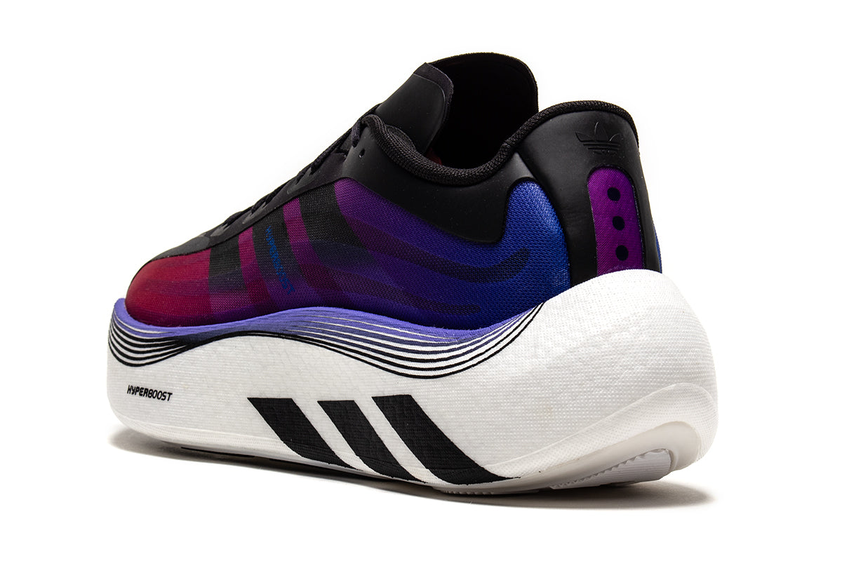 Adidas - Hyperboost Euphoria LT
Style # KZ8511
Color : Core Black / Lucid Blue / Solar Red