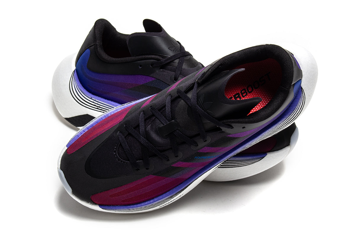 Adidas - Hyperboost Euphoria LT
Style # KZ8511
Color : Core Black / Lucid Blue / Solar Red