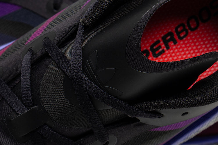 Adidas - Hyperboost Euphoria LT
Style # KZ8511
Color : Core Black / Lucid Blue / Solar Red