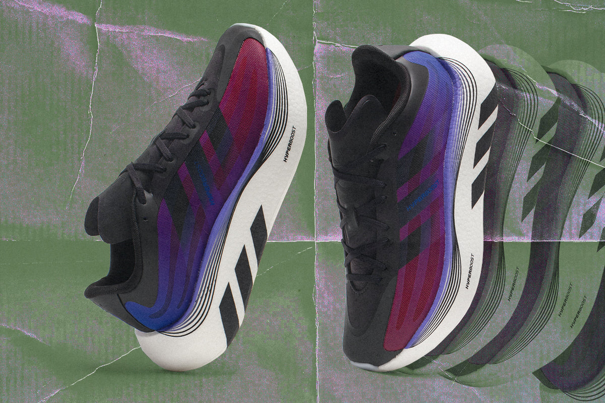 Adidas - Hyperboost Euphoria LT
Style # KZ8511
Color : Core Black / Lucid Blue / Solar Red